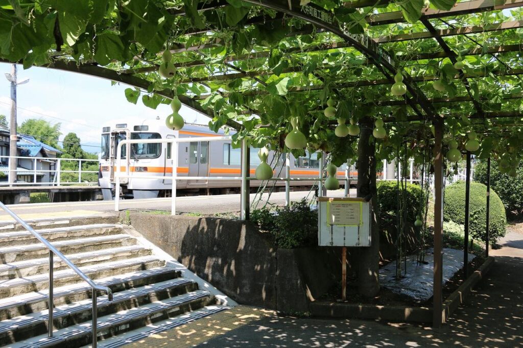 上大井駅のひょうたん